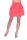 Damen Rock Minirock mit Taschen; Koralle/L/40