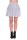 Damen Rock Minirock mit Taschen; Grau Meliert/L/40