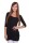 Damen Bluse mit Raffungen Langarm + MAMA Umstandsmode; Schwarz L/XL 40/42