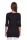 Damen Bluse mit Raffungen Langarm + MAMA Umstandsmode; Schwarz L/XL 40/42