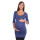 Damen Bluse mit Raffungen Langarm + MAMA Umstandsmode; Grafit S/M 36/38