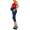 Umstandsleggings 3/4 Baumwolle Schwangerschaft Bauchbund EU Jeansblau S/36