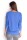 Damen Bluse Shirt mit Druck Langarmshirt; Blau/S/M