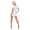 Damen Longshirt Sommer Shirt ; Weiß/S/M 36/38