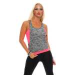 Damen Shirt T-Shirt 2 Farbig Sport & Freizeit kurz ;