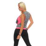 Damen Shirt T-Shirt 2 Farbig Sport & Freizeit kurz ;