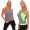 Damen Shirt T-Shirt 2 Farbig Sport & Freizeit kurz ;
