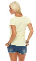 Damen Shirt Top T-Shirt ;