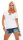 Damen Shirt Top T-Shirt ; Weiß S/M 36/38