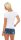 Damen Shirt Top T-Shirt ; Weiß S/M 36/38