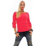 Damen Shirt Top T-Shirt 3/4 Arm;