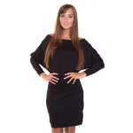 Kleid Mini-Kleid mit Taschen Fledermaus Ärmel ;