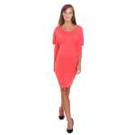 Damen Kleid Mini-Kleid mit Fledermaus Ärmel;
