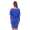 Damen Kleid Mini-Kleid mit Fledermaus Ärmel;