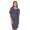 Damen Kleid Mini-Kleid mit Fledermaus Ärmel;