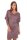 Damen Kleid Mini-Kleid mit Fledermaus Ärmel; Cappuccino S/M 36/38