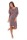 Damen Kleid Mini-Kleid mit Fledermaus Ärmel; Cappuccino S/M 36/38