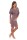 Damen Kleid Mini-Kleid mit Fledermaus Ärmel; Cappuccino S/M 36/38