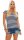 Damen Sommer Shirt Top Longshirt Gestreift;