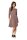Damen Kleid klassisch Mini-Kleid Langarm;