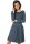 Damen Kleid klassisch Mini-Kleid Langarm;