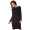 Damen Mini-Kleid klassisch Langarmkleid;