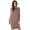 Damen Mini-Kleid klassisch Langarmkleid;