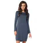 Kleid klassisch Mini-Kleid Rückenfreies Langarmkleid Top;
