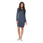 Kleid klassisch Mini-Kleid Rückenfreies Langarmkleid Top;