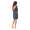 Kleid klassisch Mini-Kleid Rückenfreies Langarmkleid Top;