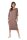 Damen Kleid weit geschnitten Top; Cappuccino/2XL/3XL 44/46