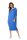 Damen Kleid weit geschnitten Top; Blau/S/M 36/38