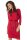 Damen Kleid mit Kordel Elegant 3/4 Arm Stylisch;