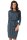 Damen Kleid mit Kordel Elegant 3/4 Arm Stylisch;