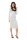 Damen Kleid lang 2 Farbig Elegant Langarmkleid; Grau Meliert/M/L 38/40