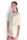 Damen Longshirt Tunika mit Druck 3/4 Arm Top;