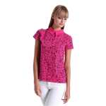 Damen Sommer Shirt in 5 Farben mit Kragen;