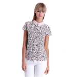 Damen Sommer Shirt in 5 Farben mit Kragen;