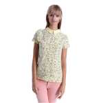 Damen Sommer Shirt in 5 Farben mit Kragen;