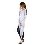 Longshirt mit verlängerte Saumenden Asymmetrisch;
