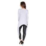 Longshirt mit verlängerte Saumenden Asymmetrisch;