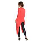 Longshirt mit verlängerte Saumenden Asymmetrisch;