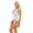 Damen Body Shirt V-Ausschnitt; Grau Meliert S/M 36/38