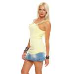 Damen Träger Sommer Shirt Top T-Shir;