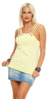 Damen Träger Sommer Shirt Top T-Shir;