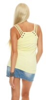 Damen Träger Sommer Shirt Top T-Shir;