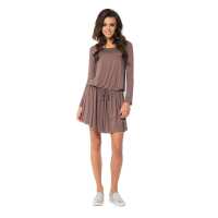 Damen Minikleid Klassisch; Cappuccino/L/XL 40/42