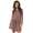 Damen Minikleid Klassisch; Cappuccino/L/XL 40/42