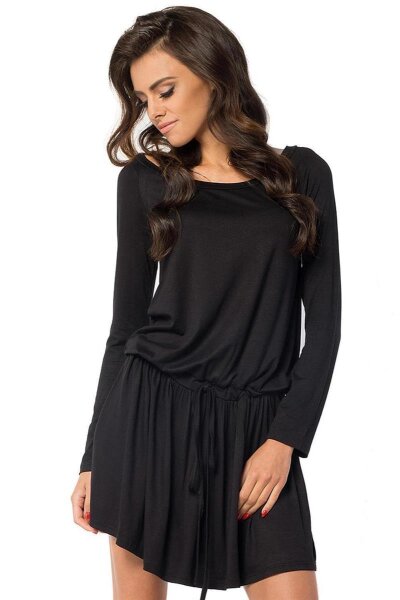 Damen Minikleid Klassisch; Schwarz/XL/2XL 42/44