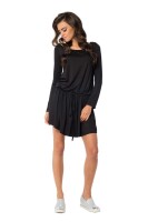 Damen Minikleid Klassisch; Schwarz/XL/2XL 42/44